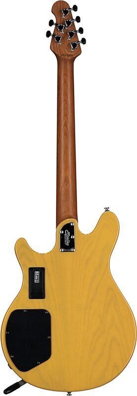 Sterling by Music Man James Valentine Chambered Bigsby Electric Guitar, Butterscotch, Full Straight Back