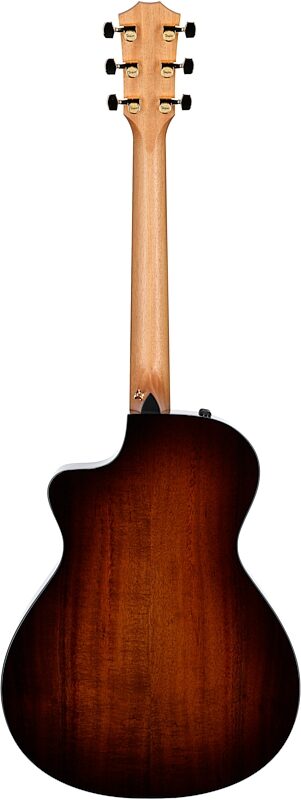 Taylor 222ce-K DLX Grand Concert Acoustic-Electric Guitar (with Case), New, Full Straight Back