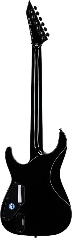 ESP LTD Jeff Hanneman JH-600 CTM Electric Guitar (with Case), Black, Full Straight Back