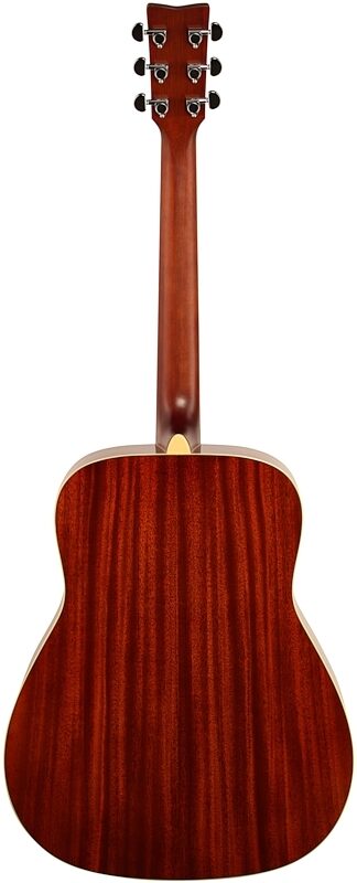 Yamaha FG820L Folk Acoustic Guitar, Left-Handed, New, Full Straight Back