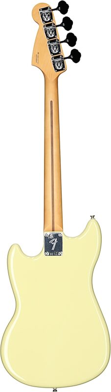 Fender Player II Mustang PJ Electric Bass, with Rosewood Fingerboard, Hialeah Yellow, USED, Blemished, Full Straight Back