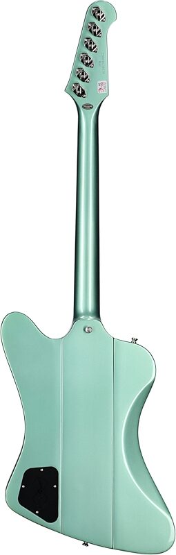 Epiphone 1963 Firebird I Electric Guitar (with Hard Case), Inverness Green, Blemished, Full Straight Back
