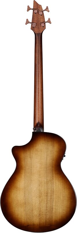 Breedlove ECO Pursuit Exotic S Concerto CE Acoustic-Electric Bass Guitar, Amber, Scratch and Dent, Full Straight Back