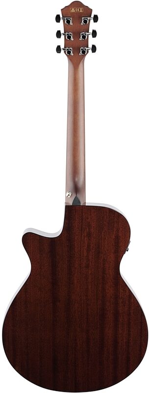 Ibanez AEG70 Acoustic-Electric Guitar, Vintage Violin Hi-Gloss, Full Straight Back