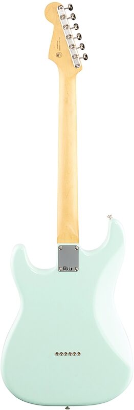 Fender Noventa Stratocaster Electric Guitar (with Gig Bag), Surf Green, Full Straight Back