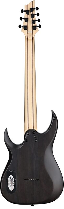 Schecter Sunset-7 Extreme Electric Guitar, 7-String, Gray Ghost, Full Straight Back