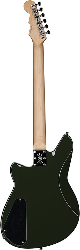 Reverend Descent RA Baritone Electric Guitar Brown, Army Green, Rosewood Fretboard, Full Straight Back