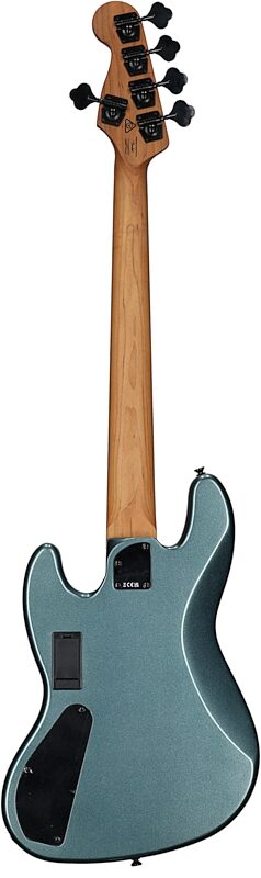 Squier Contemporary Active HH 5-String Jazz Bass Guitar, with Maple Fingerboard, Gunmetal, Full Straight Back