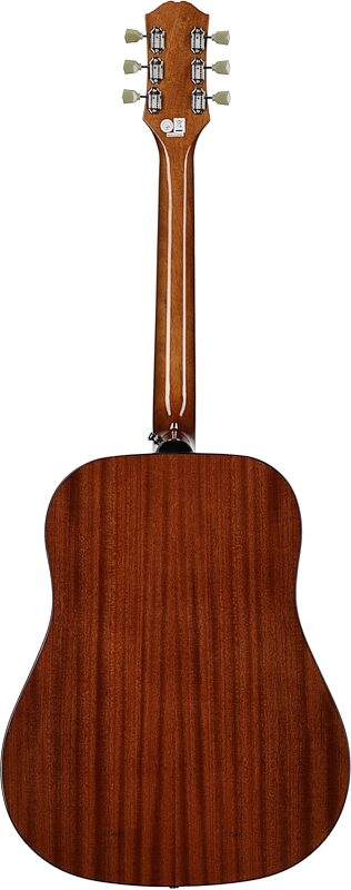 Epiphone PRO-1 Acoustic Guitar, Vintage Sunburst, Full Straight Back