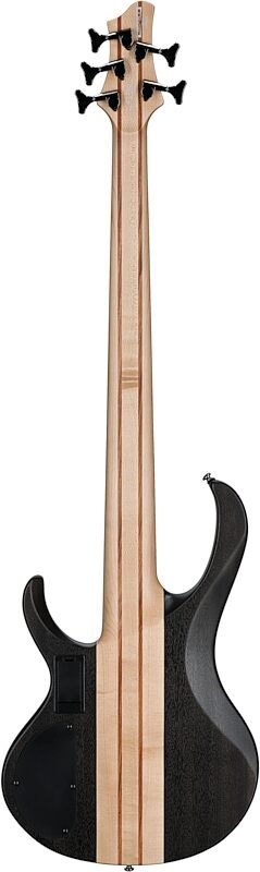 Ibanez BTB605 Electric Bass, 5-String, Transparent Gray Flat, Full Straight Back