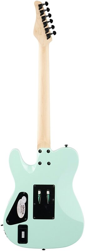 Schecter Sun Valley Super Shredder PTFR Electric Guitar, Seafoam Green, Full Straight Back