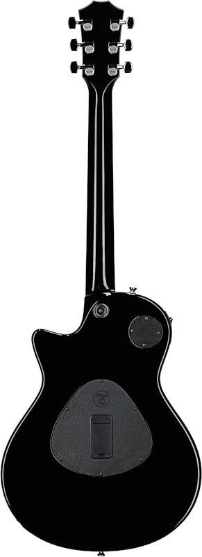 Taylor T5z Pro Armrest Electric Guitar (with Case), Black, Full Straight Back