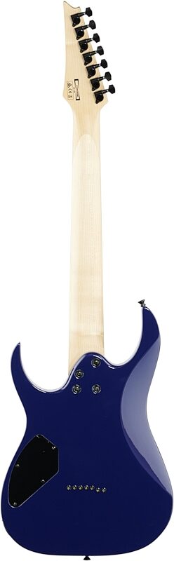 Ibanez GRG7221QA Gio Electric Guitar, Transparent Blue Burst, Full Straight Back