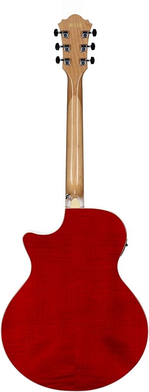 Ibanez AE170 Acoustic-Electric Guitar, Natural Hi Gloss, Full Straight Back