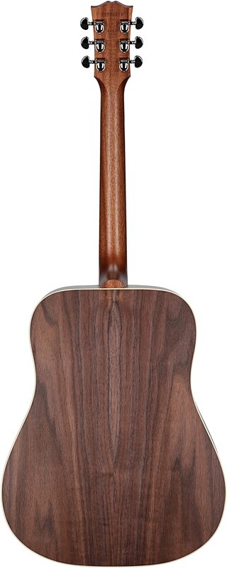 Gibson Hummingbird Studio Walnut Acoustic-Electric Guitar (with Case), Satin Walnut Burst, Full Straight Back