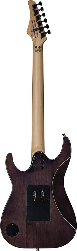 Kramer Volante Quilt HHFR Electric Guitar (with Gig Bag), Ultraviolet Burst, Full Straight Back