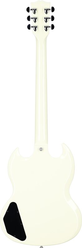 Gibson SG Standard Custom Color Electric Guitar (with Soft Case), Classic White, Full Straight Back