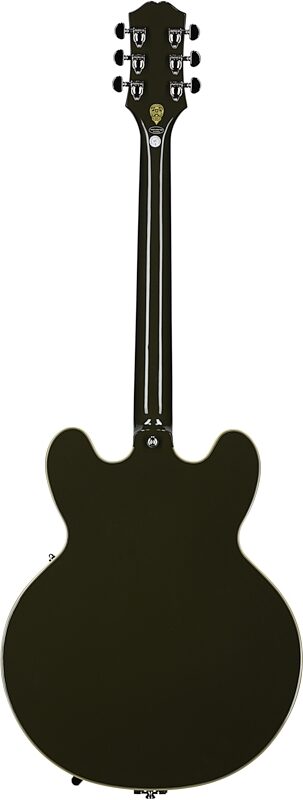 Epiphone Exclusive Shinichi Ubukata ES-355 Custom Electric Guitar (with Case), Olive Drab, Blemished, Full Straight Back