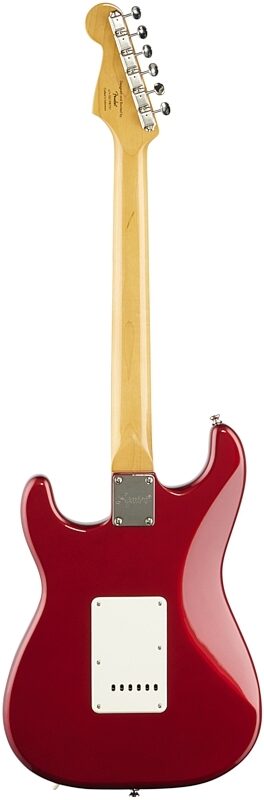 Squier Classic Vibe '60s Stratocaster Electric Guitar, with Laurel Fingerboard, Candy Apple Red, Full Straight Back
