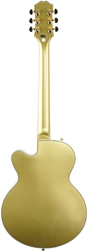 Epiphone Uptown Kat ES Electric Guitar, Topaz Gold Metallic, Full Straight Back