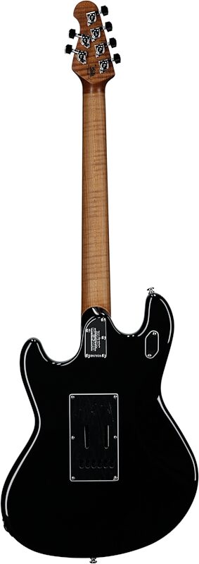 Ernie Ball Music Man StingRay RS Electric Guitar (with Case), Black, Full Straight Back