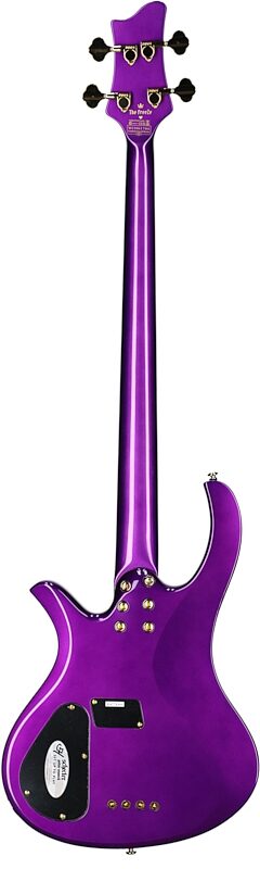Schecter FreeZesicle 4 Electric Bass, Purple, Full Straight Back