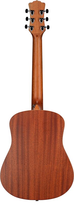 Luna Muse Series Safari 3/4-Size Acoustic Guitar (with Gig Bag), Mahogany Top, Full Straight Back