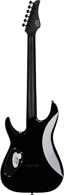 Schecter Reaper 6 Custom Electric Guitar, Gloss Black, Full Straight Back