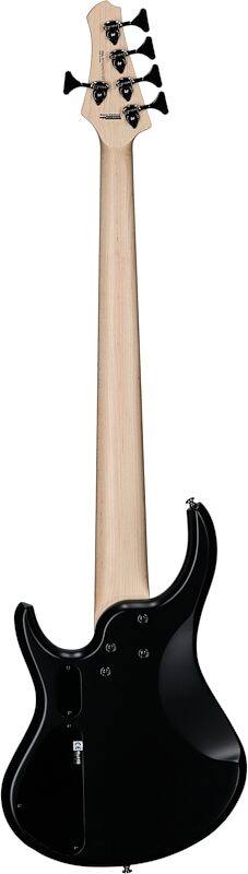 MTD Kingston Super 5 Bass Electric Bass, 5-String (with Maple Fingerboard), Black, Full Straight Back