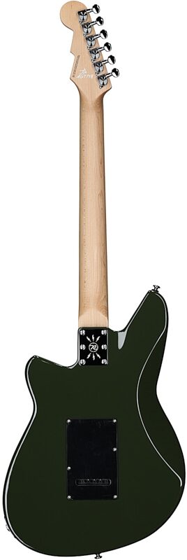 Reverend Six Gun TL Electric Guitar, Army Green, Full Straight Back