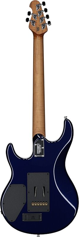 Ernie Ball Music Man Luke 4 HH Electric Guitar, with Rosewood Fingerboard, Butane Blue, Full Straight Back