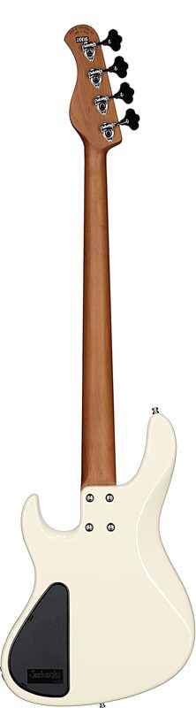 Sadowsky MetroExpress MS4 Modern Electric Bass, Morado Fingerboard (with Gig Bag), White, Full Straight Back