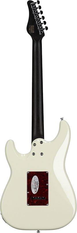 Schecter MV-6 Electric Guitar, with Ebony Fingerboard, Olympic White, Full Straight Back