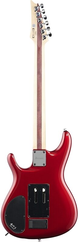 Ibanez Premium Satriani JS240PS Electric Guitar (with Gig Bag), Candy Apple, Full Straight Back