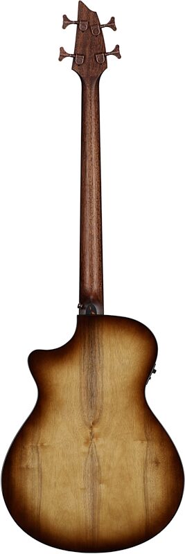 Breedlove ECO Pursuit Exotic S Concerto CE Fretless Bass Guitar, New, Full Straight Back