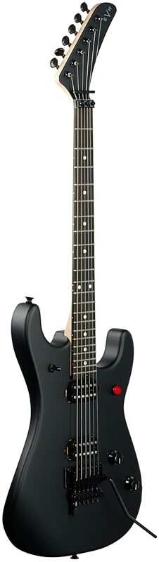 EVH Eddie Van Halen 5150 Series Standard Electric Guitar, Stealth Black, with Ebony Fingerboard, Full Straight Back