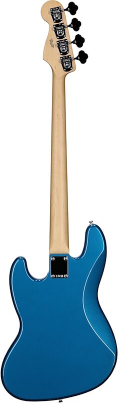 Fender Standard Jazz Bass Guitar, Maple Fingerboard, Aqua Marine Metallic, Full Straight Back
