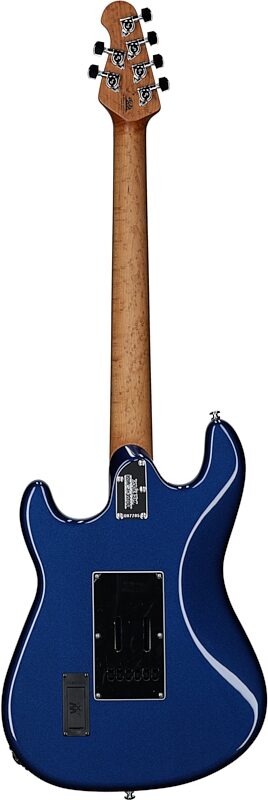 Ernie Ball Music Man Cutlass RS HSS Electric Guitar (with Case), Lakeside Blue, Full Straight Back