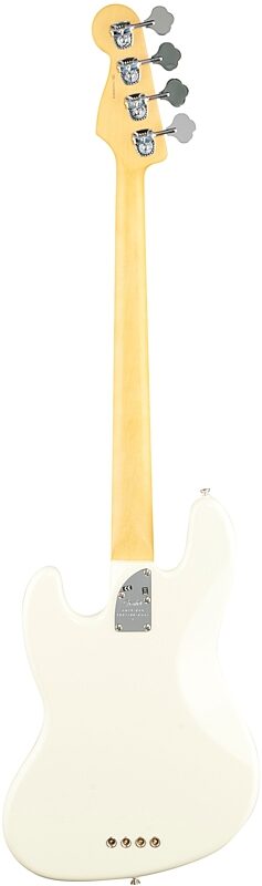 Fender American Professional II Jazz Bass, Rosewood Fingerboard (with Case), Olympic White, Full Straight Back