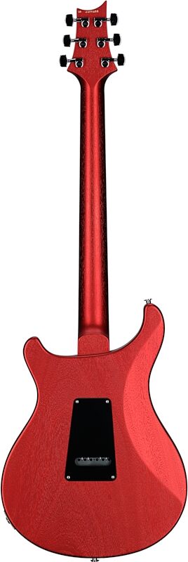 PRS Paul Reed Smith S2 Standard 24 Satin Pattern Thin Electric Guitar (with Gig Bag), Satin Red Apple Metallic, Full Straight Back