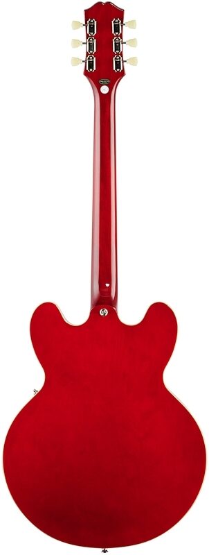 Epiphone ES-335 Electric Guitar, Cherry, Full Straight Back