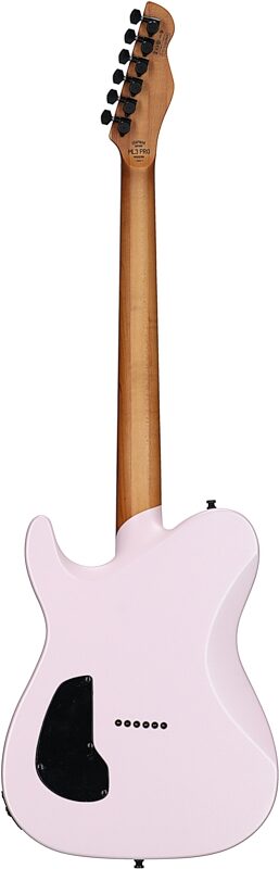 Chapman ML3 Pro Modern Electric Guitar, Coral Pink Satin Metallic, Full Straight Back