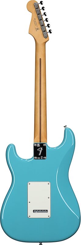 Fender Player II Stratocaster Electric Guitar, with Maple Fingerboard, Aquatone Blue, Full Straight Back