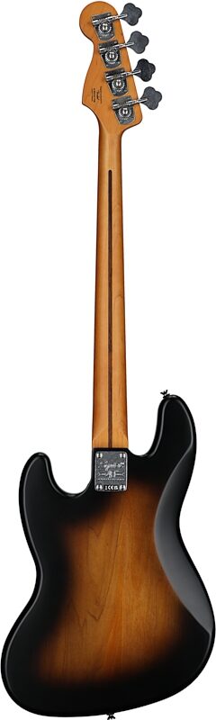 Squier 40th Anniversary Jazz Electric Bass, with Maple Fingerboard, Satin 2-Color Sunburst, Full Straight Back