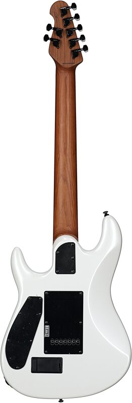Sterling by Music Man Jason Richardson 7 Cutlass Electric Guitar, 7-String, Pearl White, Scratch and Dent, Full Straight Back