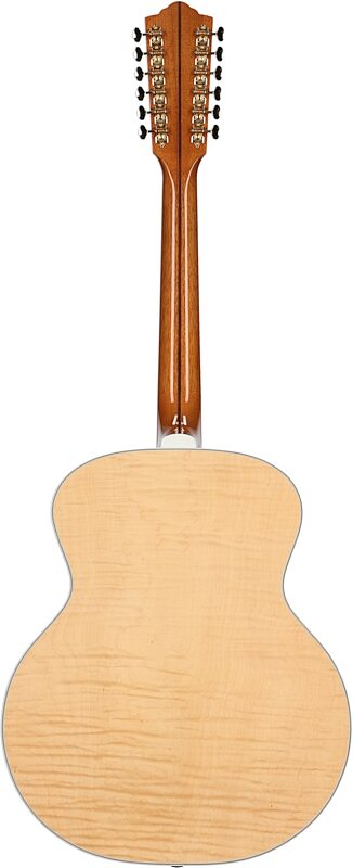 Guild F-512E Jumbo Maple Acoustic-Electric Guitar, 12-String (with Case), New, Full Straight Back