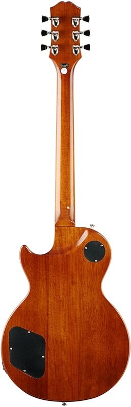 Epiphone Les Paul Modern Figured Electric Guitar, Bourbon Burst, Full Straight Back