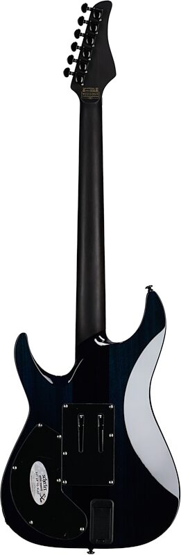 Schecter Reaper 6 FRS Elite Electric Guitar, Deep Ocean Blue, Full Straight Back