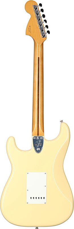 Fender Vintera II '70s Stratocaster Electric Guitar, Maple Fingerboard (with Gig Bag), Vintage White, Full Straight Back