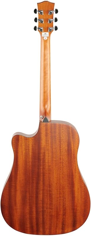 Kepma K3 Series D3-130 Acoustic Guitar, Sunburst Matte, Full Straight Back